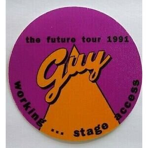 Guy Backstage Pass 1991 The Future Tour Original Hip Hop Funk Soul Music